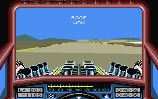 Stunt Car Racer atari screenshot
