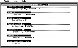 Suomenkieliset Tietosanomat 1989 / 2 atari screenshot