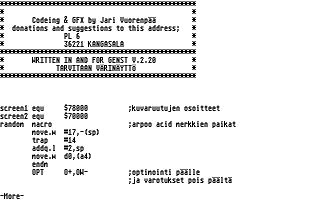 Suomenkieliset Tietosanomat 1991 / 2 atari screenshot