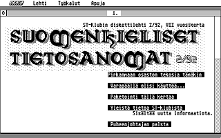 Suomenkieliset Tietosanomat 1992 / 2