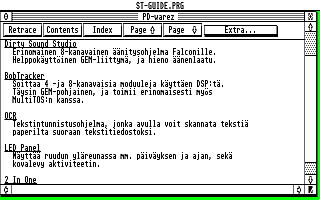 Suomenkieliset Tietosanomat 1996 / 1 atari screenshot
