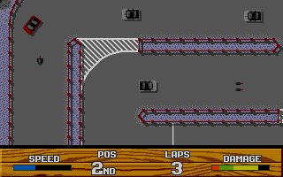 Super Cars II atari screenshot