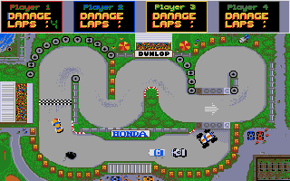 Super Grand Prix atari screenshot