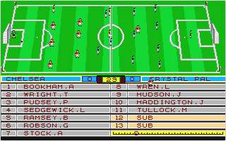 Super League Soccer atari screenshot