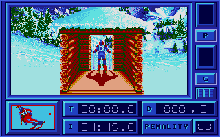 Super Ski atari screenshot