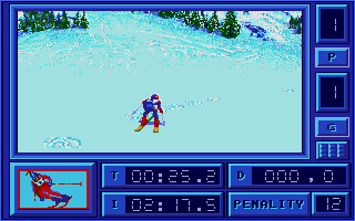 Eddie Edwards Super Ski atari screenshot