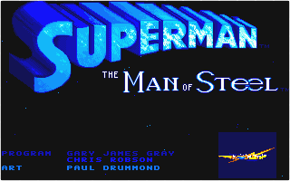 Superman - The Man of Steel atari screenshot