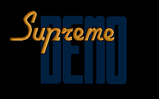 Supreme Demo atari screenshot