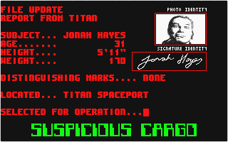 Suspicious Cargo atari screenshot
