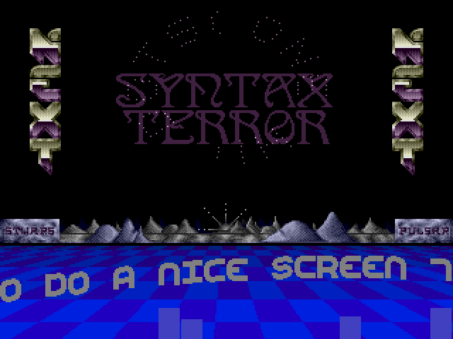 Syntax Terror atari screenshot