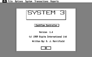 System 3 atari screenshot