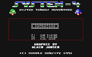 System IV - Mister Tenqus Adventure atari screenshot