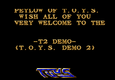 T2 Demo (Toys Demo II) atari screenshot