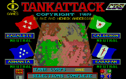 Tank Attack atari screenshot