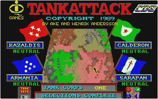 Tank Attack atari screenshot