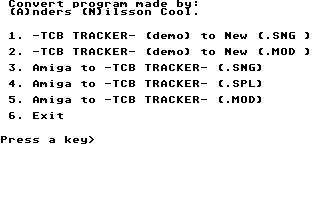 TCB Tracker atari screenshot