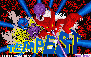 Tempest atari screenshot