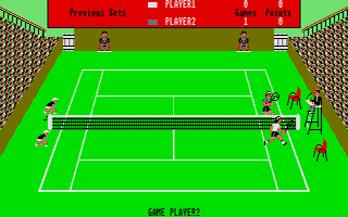 Super Tennis atari screenshot