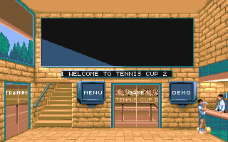 Tennis Cup II atari screenshot