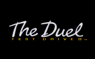 Test Drive II - The Duel atari screenshot