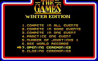 Games Winter Edition (The) atari screenshot