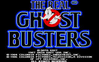 Real Ghostbusters (The) atari screenshot