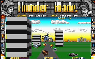 Thunder Blade atari screenshot