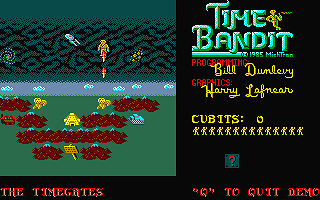 Time Bandit atari screenshot