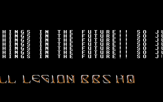 Legion BBS HQ Demo II atari screenshot