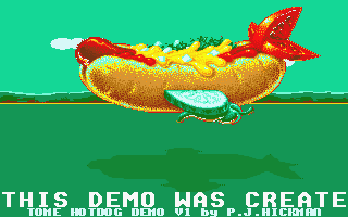 Tome Hotdog Demo atari screenshot