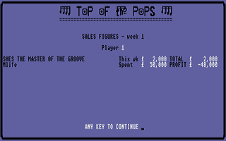 Top of the Pops atari screenshot