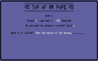 Top of the Pops atari screenshot