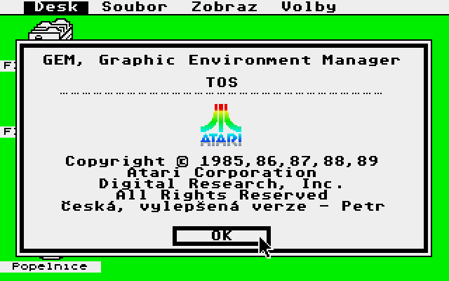 TOS 1.04 atari screenshot