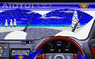 Toyota Celica GT Rally atari screenshot