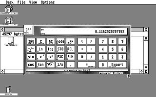 Trech - The Pocket Calculator atari screenshot