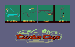 Turbo Cup Challenge atari screenshot