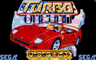 Turbo Out Run atari screenshot