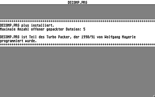 Turbo Packer Plus atari screenshot
