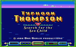 Typhoon Thompson in Search for the Seachild atari screenshot