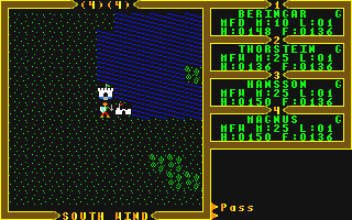 Ultima III - Exodus atari screenshot