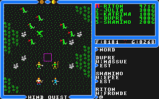 Ultima IV - Quest of the Avatar atari screenshot