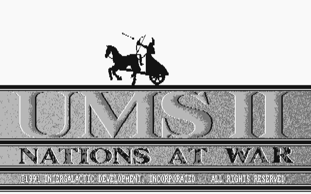 UMS - The Universal Military Simulator II - Nations at War atari screenshot