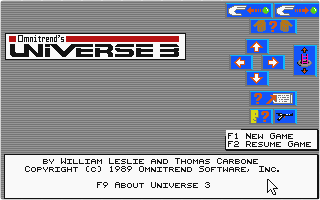 Universe III atari screenshot