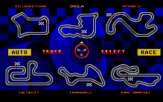 Vector Championship Run atari screenshot