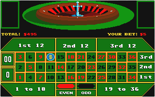 Vegas Gambler atari screenshot