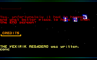 Vexirik Megademo atari screenshot