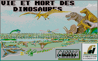 Vie et Mort des Dinosaures atari screenshot