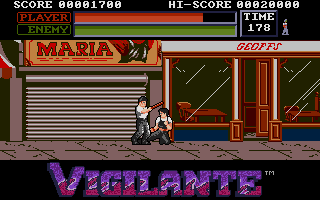 Vigilante atari screenshot