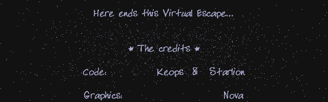 Virtual Escape atari screenshot
