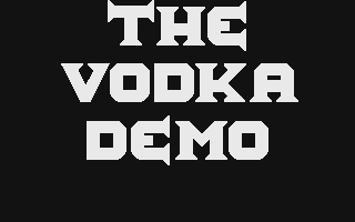 Vodka Demo atari screenshot